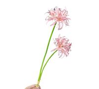 SHINROAD Décor de Fleurs artificielles Fausse Branche de Fleur 2pcs araignée Rouge lis réaliste de Mariage de Soie de Mariage de Bureau de Bureau maître de la pièce maîtresse Arrangement Floral Rose