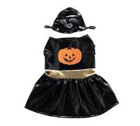 SHINROAD Doux et durable, vêtements pour animaux de compagnie, mélange de polyester, costume pour chien, costume de parrain de samouraï, vêtements pour petits chats et moyens, respirants, noir, M