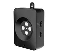 SHINROAD Efficace Range Chien Anti-aboiement Outil de Contrôle de Maison Anti Appareil Répulsif à Ultrasons Stop Écorce Silencieux Extérieur avec Voisin Plus Large Noir