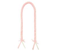 SHINROAD Élégant accessoire de remise de diplôme 2025 Lei fait à la main Collier ruban double tressé pour lycée Collège Accessoires de fête Cordon d'honneur Durable, Matériau principal