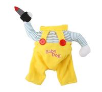 SHINROAD Fine Workmanship Tenue pour animal domestique - Costume d'Halloween amusant pour chat avec sangles réglables - Bras en peluche - Attache couteau - Vêtements de cosplay - Jaune - Taille S