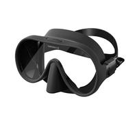SHINROAD Lunettes de natation résistantes aux chocs, anti-buée avec cache-nez, sangle réglable, protection UV, verres en polycarbonate, vision claire, pour adultes et jeunes, noir, taille unique