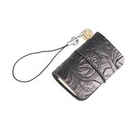SHINROAD Mini carnet de notes, agendas de poche vintage, agenda, agenda, portable, multifonction, pour femmes, hommes, officiers, artistes, architectes, compact, noir