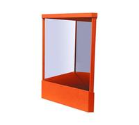 SHINROAD Miroir anti-retournement gauche droite précise sans retour précision True Vanity maquillage non grossissant dessus de table pour l'industrie de la beauté médicale Orange L
