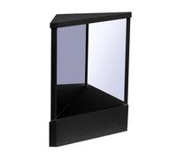 SHINROAD Miroir anti-retournement gauche droite précise sans retour précision True Vanity maquillage non grossissant dessus de table pour l'industrie de la beauté médicale Noir S