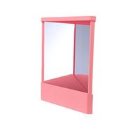 SHINROAD Miroir de bureau sans retour pour homme et femme, maquillage de haute clarté pour homme et femme, maquillage sur pied inversé, design ultra-fin, design pour cheveux, peau rose, taille S