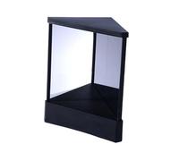 SHINROAD Miroir de bureau sans retour pour homme et femme, maquillage de haute clarté pour homme et femme, maquillage sur pied inversé, design ultra-fin, design pour cheveux, noir, taille S