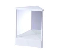 SHINROAD Miroir de bureau sans retour pour homme et femme, maquillage de haute clarté pour homme et femme, maquillage sur pied inversé, design ultra-fin, design pour cheveux, peau blanche, taille S