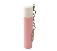 SHINROAD Porte-cotons-tiges avec couvercle - Boîte de rangement pour cotons-tiges - Portable - Maquillage - Nettoyage des oreilles - Médicaments - Design porte-clés - Organisateur compact - Rose