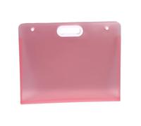 SHINROAD Porte-documents - Sac d'art - 33 x 33 cm - Étanche - Pour œuvres d'art - Étui de rangement avec poignée - Pour format A3 A4 - Dessin - Photo de croquis - Affiches artistes, Rose, A4
