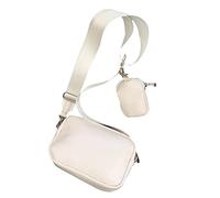 SHINROAD Sac à bandoulière pour homme - Collocation quotidienne - Pratique et décontracté, beige, Taille unique