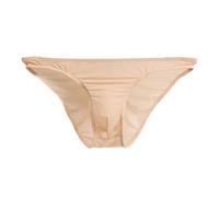 SHINROAD Slip pour homme avec poche design sous-vêtements confortables couleur unie été 3D U-convexe tissu respirant évacuant l'humidité, chair, M