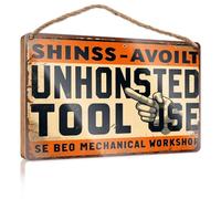 Shinss-avoilt Unhonsted Décoration de porte de ferme avec outils pour décoration de piscine ou grotte 20 x 30 cm