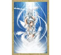Shinsuke® - Poster - Vanishing Godess Manga Anime + cadre amovible, Shinsuke® Maxi MDF hêtre, vitre acrylique