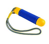 Shintel Jouet Chien Interactif Bâton Flottant EVA Rapport Bleu 1 Pcs | Jouet interactif pour chien en EVA bleu jaune. Bâton de rappel résistant aux morsures de 25 x 4 cm, parfait pour la piscine