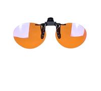 SHINU Filtre à lumière bleue à clipser avec lunettes rouges pour un sommeil doux Polarisées Terre Lunettes de soleil à clipser avec lunettes orange Bleu Réduire la lumière, JPB05, M
