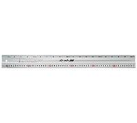 Shinwa Règle de découpe en aluminium avec bord en acier inoxydable 600 mm