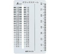 Shinwa Sokutei Crack Scale [Card Type] 58699 (Japan Import)