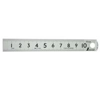 Shinwa Sokutei Pick up scale (silver) Display in CM [1 mm pitch, 10 cm] (13128) (Japan Import)