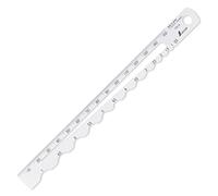 Shinwa Sokutei Radius scale A-1 R0.5~7 (73570) (Japan Import)
