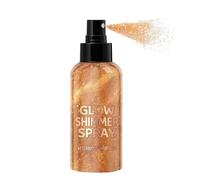 Shiny Hairspray Face, 100ml Sparkling Glitter Spray for Hair and Body, Lightweight Shimmer Mist for Makeup Festival Stage Party Prom Look and Beauty Styling