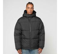 Shiny Puffer Jacket With Hood noir S