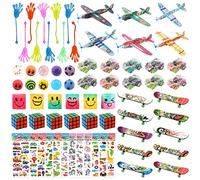 Shinybox Cadeau Anniversaire Enfants, 70 Pièce Jouets de Fête, Petits Jouets pour Enfants, Cadeau d'anniversaire pour Assortiment Jouets Anniversaire Pinata Anniversaire Fille et Garcon