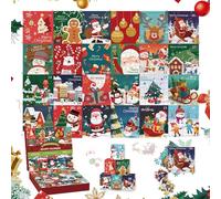 Shinybox Puzzle Calendrier de l'Avent de Noël, 1008 Pièces Advent Calendar Jigsaw Puzzle, Puzzles De Calendrier Bricolage 24 Jours, Calendrier de l'Avent, Cadeaux de Noël pour Garçons et Filles