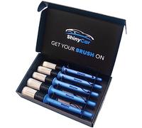 ShinyCar® Lot de 5 brosses de nettoyage ultra douces et anti-rayures - Qualité supérieure, durables et extra douces - Sans danger pour la peinture, les alliages, les roues et les intérieurs, idéal