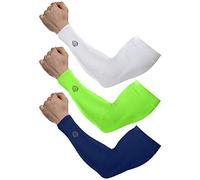 SHINYMOD Cooling Manche de Bras Date Version améliorée 1 Paire / 3 Paires Protection UV Bras Pare-Soleil Tattoo Cover Manches Hommes Femmes Cyclisme Conduite Golf Course à Pied