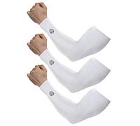 SHINYMOD Cooling Manche de Bras Date Version améliorée 1 Paire / 3 Paires Protection UV Bras Pare-Soleil Tattoo Cover Manches Hommes Femmes Cyclisme Conduite Golf Course à Pied