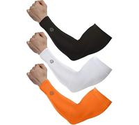 SHINYMOD Manchette Bras pour Homme et Femme Manchon Bras Anti UV Protection UPF 50 Couverture de Tatouage Manchons de Sport de Compressio (1/3 Paires)