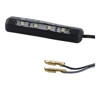 ShinYo èclairage de Plaque d'immat. LED Pliable Auto-adhésif Noir, Multipurpose, Toute l'année