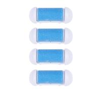 SHINYPASING 10 Pièces Rouleaux de Rechange Bleu Ciel pour Dispositif de Broyage des Pieds Électrique, Têtes de Rouleau Exfoliantes Résistantes à L'eau pour Soins des Pieds et Élimination