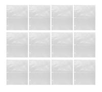 SHINYPASING 12 Pochettes Transparentes pour Album Photo A5, Recharges Perforées 7 Cm, Pages de Rangement Réutilisables pour Cartes Postales et Photos, Compatible Pochettes Cartes Postales,