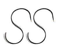 SHINYPASING 2 Paquets de Crins de Cheval pour Archet D'alto, 100% Naturel, Noir, pour Réparation et Entretien D’archets de Viole D’amour, Fournitures pour Instruments à Cordes, Usage Maison