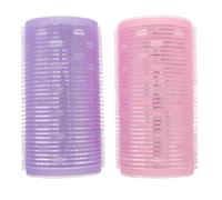 SHINYPASING 2pcs Rouleaux pour Frange Auto-adhésifs Noyau en Aluminium, Bigoudis Manuels pour Boucles Naturelles Solide, Adaptés aux Cheveux Fins, Coiffage Rapide la Maison