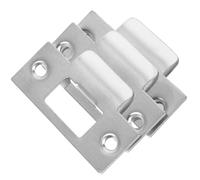 SHINYPASING 3pcs Plaques de Gâche du Pêne Dormant en Acier Inoxydable, Surface Lisse, Construction Robuste, pour Cadres de Porte Commerciaux et Usage Résidentiel