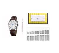 SHINYPASING 8-25mm Barrettes à Ressort de Montre 360 Pièces | Kit de Réparation, Double Collerette, Installation Facile, Boîte Plastique Transparente Incluse, pour Bracelet