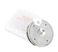 SHINYPASING Accordeur D'instruments de Musique Outil D'accordage Portable Argenté en ABS et Alliage de Zinc, Accordeur Précis pour Violon et Guitare pour Chant A Cappella