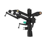 SHINYPASING Arroseur de Jardin à Bras Oscillant en Plastique Noir, Installation Facile et Rotation Fluide pour Arrosage Automatique Extérieur et Pelouses