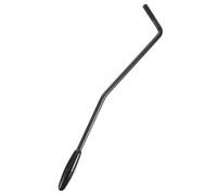 SHINYPASING Barre de Trémolo en Métal Noir pour Guitare Électrique Filetage 6mm, Bras de Performant Offrant Protection et Accessoire Embout Plastique