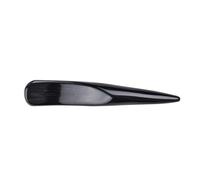 SHINYPASING Bâton de Massage en Corne Solide Noir Outil de Massage Acupuncture Portable Bâton Guasha Multifonction pour Corps Grattage et Détente des Méridiens Accessoire Bien-être Complet