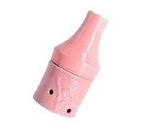 SHINYPASING Boîte de Moxibustion en Céramique Rose Anti-brûlure, Réservoir pour Bâtonnets de Moxa, Outil de Massage pour Moxibustion Douce Visage et Corps, Accessoire Bien-détente