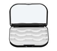 SHINYPASING Boîte de Rangement pour Anniversaire ou Présent pour Faux Cils Noirs en Plastique Léger Protège les Faux Cils pour Femmes et Filles