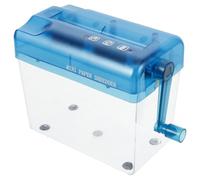 SHINYPASING Broyeur Manuel de Papier A6, léger et stylé, en Plastique, pour Usage Professionnel et Scolaire, déchiqueteuse Manuelle de Bureau, 1 pièce