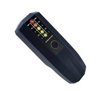 SHINYPASING Détecteur de Champ Magnétique Portable Noir Testeur Emf à LED 5 Indicateurs Appareil de Mesure Électromagnétique Compact pour Ondes Électromagnétiques et Analyse des Champs