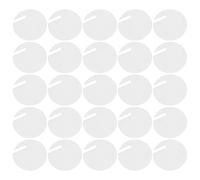 SHINYPASING Étiquettes Accessoires Décoratifs de Boissons Acryliques Personnalisables Rondes 60 Pack Réutilisable pour Fêtes pour Verres à Vin et Tables de Dîner