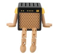 SHINYPASING Étui pour Médiators de Guitare Noir Forme Articulée, Boîte de Rangement Compacte pour Ukulélé et Guitare, Organisateur Pratique pour Musiciens, Protection Optimale des Médiators,