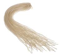 SHINYPASING Extensions de Dreadlocks Postiche Longue pour Hommes et Femmes, Fibres Synthétiques Légères Couleur Beige 613, Coiffure Hip-hop, Cosplay et Fêtes